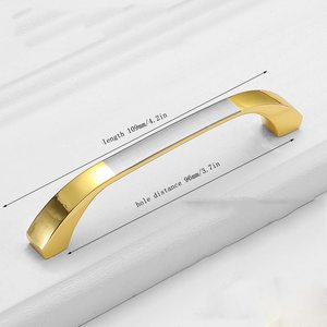 Modern China Zinc Alloy Handles Cabinets <strong>Drawers</strong> Wardrobes Dressers Bathrooms Living Rooms-Available Brass Steel Stainless Steel - Product Image 6