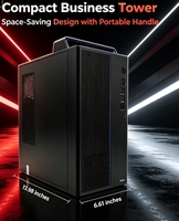 PC Desktop Bisnis Hairuichuang Independen Terkontrol Sendiri Konfigurasi Khusus 16GB DDR4 256G SSD+1TB HDD Set Lengkap