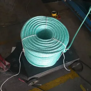 Corde de plomb en polypropylène PP haute résistance avec corde de pêche en plastique torsadée utilisée dans la pêche à la palangre quatre brins 16MM
