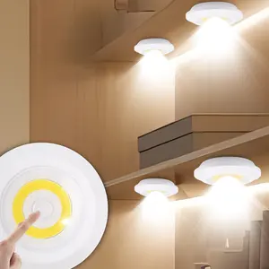 Luz de armário OCB dupla ajustável estilo minimalista para quarto LED Bateria pendurada Nightlight
