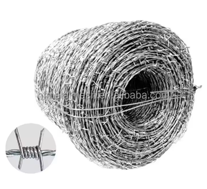 Alambre de púas tejido galvanizado en caliente con revestimiento de PVC y servicios de corte y doblado - Product Image 2