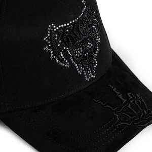 Kim Loại chuỗi Skull chất lượng hàng đầu New arrivals phổ biến thạch tùy chỉnh hat nhà sản xuất da lộn Mũ bóng chày hộp gorras G5 - Product Image 6