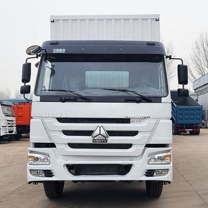 Camion de fret lourd 8x4 Howo Sinotruk d'occasion 50 40 tonnes Shacman Van Box Cargo Truck - Product Image 1