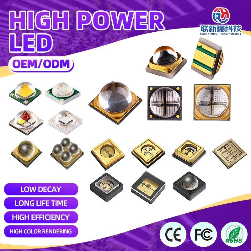 3W 5W 10W UV LED 3535 6565 6868 SMD 365 385 395 405 415nm With Quartz Lens Chip UV LED Light 365nm