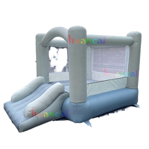 Maison gonflable AirJump personnalisée, château plein d'entrain, parcours d'obstacles gonflable à usage domestique avec toboggan pour enfant - Product Image 1