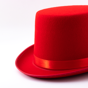 WOWEI Sombrero de copa de fieltro alto para adultos-Sombreros de fiesta formales Showman-Novedad Accesorio para disfraz de Halloween Sombreros de fiesta - Product Image 4