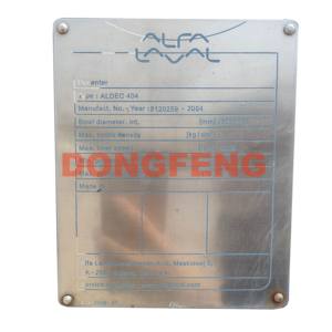 Centrífuga Decantadora Usada Laval ALDEC 404 para Separação de Água Residual com Componente de Tigela - Product Image 2