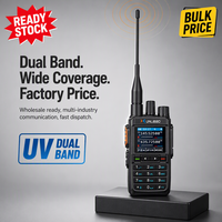 XUNLIBAO 5800 VHF UHF UV Radio Bidireccional de Doble Banda Walkie Talkie FM Precio al por Mayor Envío Rápido Tipo-C para Seguridad Construcción Exteriores