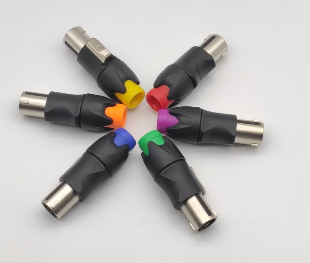 Hot Sell Speakon Plug 4 Pole Ofc Copper 4pins Jack Hifi Speaker Instrument Cable Speakon Connectors Metal Compatible with Nl4