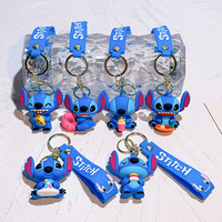 Porte-clés lumineux 3D Anime en silicone et alliage de zinc, mignon, avec mousqueton, pendentif souple, accessoires écologiques multifonctions