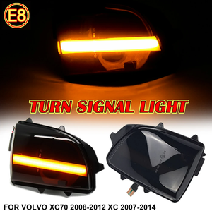 Luz LED de señal de giro dinámica para retrovisor, indicador de espejo retrovisor lateral para <span class=keywords><strong>Volvo</strong></span> <span class=keywords><strong>XC70</strong></span> 2013-2015 XC90 2011-2018 - Product Image 5