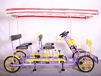 Vélo électrique surrey 4 places importé, bicyclette de tourisme 4 places, à vendre, pas cher, 20