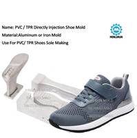 Moule de chaussure en PVC TPR de haute qualité pour la fabrication de moule de sport de pantoufle