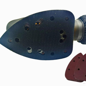 Lijadora orbital aleatoria eléctrica SATC 140x140x90mm de 6 orificios con disco de lijado de grano 80, 120V/230V - Product Image 2