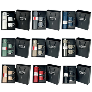 Juego de Tazas Aisladas de Acero Inoxidable 304, Caja de Regalo, Taza de Té Portátil para Negocios, Impresión de Logotipo - Product Image 1