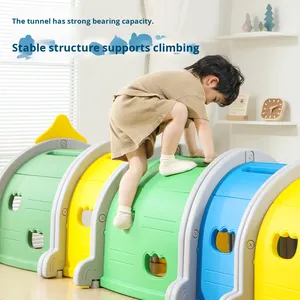<span class=keywords><strong>Tunnel</strong></span> jouet écologique HDPE intérieur pour parc d'attractions pour enfants avec couleur personnalisée et caractéristiques <span class=keywords><strong>de</strong></span> rampement du train - Product Image 3