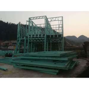 Villa de estructura de acero ligero, diseño rústico de Yunnan, China, para la construcción de casas rurales - Product Image 1