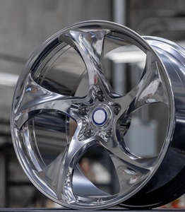 Jantes forgées personnalisées à 5 branches en forme d'étoile, monobloc en aluminium T6061, jantes <span class=keywords><strong>de</strong></span> luxe pour Porsche 911 992 991 et <span class=keywords><strong>Tesla</strong></span> Model <span class=keywords><strong>Y</strong></span> Juniper - Product Image 1
