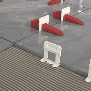 Gạch nhựa san lấp mặt bằng hệ thống 100 miếng san lấp mặt bằng Spacer clip và 100 miếng tái sử dụng nêm (1mm) - Product Image 1