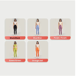 Set Fitness JLM per Sport all'Aperto, Abbigliamento Yoga ad Asciugatura Rapida, Reggiseno Antiurto, Pantaloni Corti da Corsa - Product Image 4
