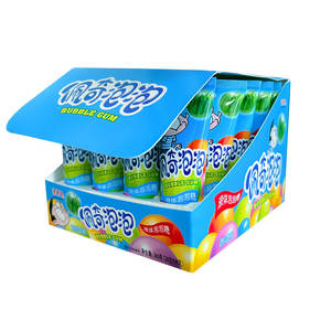 Dentifrice exotique japonais américain personnalisé forme tube de bonbons liquides fruité bubble-gum confiserie bonbons OEM en vrac sac disponible - Product Image 2