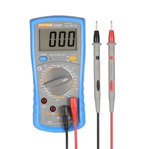 Multimètre numérique HYTAIS DT9205, 2000 comptes, outil électronique, multi-testeur, anti-brûlure, mesure de tension et de résistance - Product Image 1