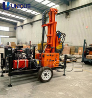 Fabricant chinois Appareil de forage de puits d'eau portable Petite machine de forage de puits Appareil de forage de puits d'eau hydraulique diesel