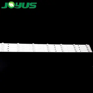 Barras Les De Tv Ock Lampu Strip Led LB-C580U18-EF8-C-G01-XRD1, 1147Mm 12 Bohlam 4 Buah = 1 Set 3V 2W SMD3030 Lensa Persegi OD20