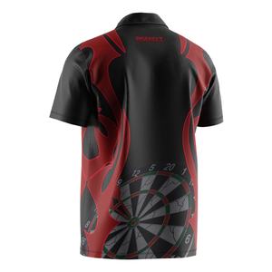 T-shirts décontractés personnalisés à séchage rapide avec boutons, chemises sublimées, polos personnalisés, chemises boutonnées à motifs Dart - Product Image 2