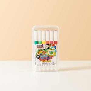 Usine en gros <span class=keywords><strong>grande</strong></span> capacité feutre 12 couleurs acrylique à base d'eau Pigment encre marqueur stylo ensemble pour Windows Art artisanat bricolage - Product Image 2