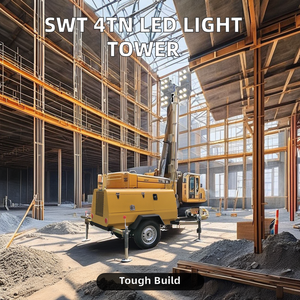 Kubota động cơ diesel Powered LED di động Trailer gắn tháp ánh sáng AC giai đoạn duy nhất từ xa bắt đầu im lặng loại - Product Image 3