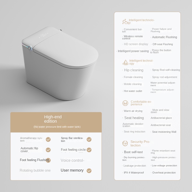 Funzione completa con il serbatoio