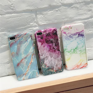 360องศาดอกไม้หินอ่อนหินทาสีเคสป้องกันเต็มรูปแบบสำหรับ <span class=keywords><strong>iPhone</strong></span> 11 12 Pro Xs Max XR X <span class=keywords><strong>7</strong></span> <span class=keywords><strong>Plus</strong></span> ฝาครอบโทรศัพท์พลาสติกแข็ง - Product Image 5