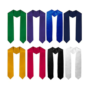 66 pulgadas 72 pulgadas Cinturón de Graduación Unisex Satin Sash Stole Graduation Bufanda - Product Image 3