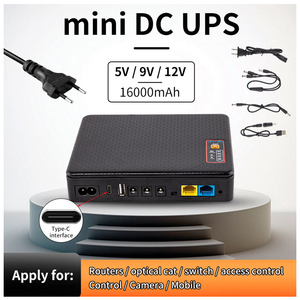 Accueil Mini UPS Petit 5v 9v 12v Dc POE Modem Banque de batteries au lithium Sociétés d'alimentation sans interruption pour routeur Wifi Optique - Product Image 6
