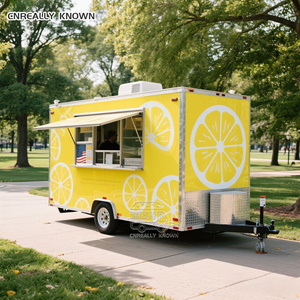 OEM Coffee Bar Truck Barbecue Cart Cook Trailer Mobile Kitchen Hotdog BBQ Food Trailers - Product Image 6