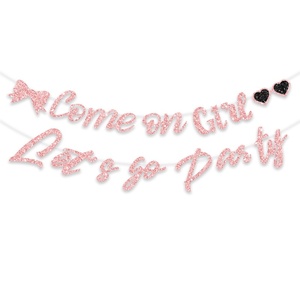 Novedad para Fiestas: Guirnaldas <span class=keywords><strong>de</strong></span> Papel, Decoraciones, Pancarta <span class=keywords><strong>de</strong></span> Princesa Rosa, Adornos Colgantes, Artículos <span class=keywords><strong>de</strong></span> Cumpleaños, Venta al por Mayor Transfronteriza - Product Image 6