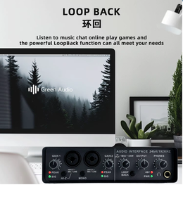 Interfaz de <span class=keywords><strong>Audio</strong></span> Profesional Q24 2x2 para Transmisión, Grabación de Podcasts, Alta Fidelidad para Guitarristas y Productores, Sin Ruido - Product Image 6