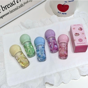 SHAQINUO transparente lindo fruta brillo de labios gelatina líquida lápices labiales dulce tierno hidratante bálsamo labial <span class=keywords><strong>aceite</strong></span> maquillaje - Product Image 5