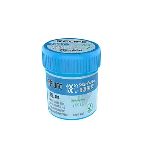 RL-404 Solder Flux Lead-free Low Temperature 138 Tin Paste For Mobile Phone Motherboard Solder Paste Smartphone Repair Tool