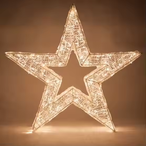 Vente flash - Décorations lumineuses LED à motif étoile 3D de Noël <span class=keywords><strong>Evermore</strong></span>, en PVC -20+40 avec 90 accessoires, utilisation commerciale en extérieur - Product Image 5