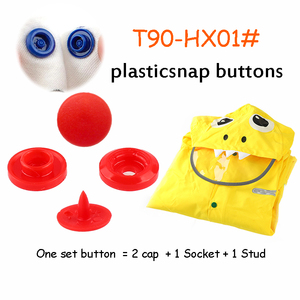 סיטונאי תווית פרטית עמוק t90 hx01 סגנון הפום פלסטיק הצמד כפתור Snap כפתור עם איכות גבוהה מותאם אישית - Product Image 6