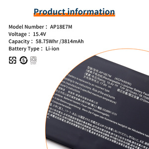 แบตเตอรี่แล็ปท็อป AP18E7M สำหรับ <span class=keywords><strong>Acer</strong></span> <span class=keywords><strong>Nitro</strong></span> <span class=keywords><strong>5</strong></span> <span class=keywords><strong>AN515</strong></span>-54/AN517-51/<span class=keywords><strong>AN515</strong></span>-55/<span class=keywords><strong>AN515</strong></span>-44/<span class=keywords><strong>AN515</strong></span>-<span class=keywords><strong>43</strong></span>/<span class=keywords><strong>Nitro</strong></span> - Product Image 6