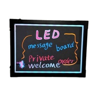 Pizarra Fluorescente LED de Publicidad, Personalizable, Colgante, Borrable