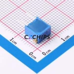 Resistencia Ajustable/Potenciómetro 3266X-1-202LF, Componente de Orificio Pasante (THT)-3P, Resistencia de 6.4x4.3mm, 2kOhm, 10%, 250mW, 100ppm/ ℃ - Product Image 2