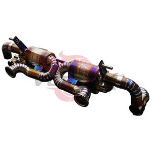 Système d'échappement Catback Vortex Titanium Valvetronic pour Audi R8 V10 5.2L 2020-2024, performance racing, silencieux à soudure coupée - Product Image 2