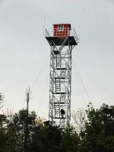 <span class=keywords><strong>Torre</strong></span> de telecomunicaciones para prevención de incendios forestales de acero independiente, accesorio de monitoreo de vigilancia, galvanizado en caliente, personalizable - Product Image 2
