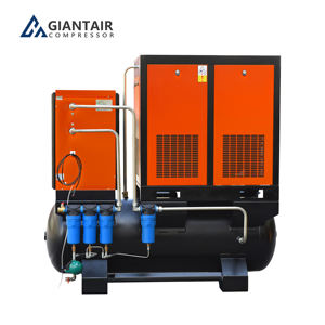 GiantAir 7.5KW 11KW 15KW 18,5 compresor de aire de ahorro de energía 4 en 1 compresor de aire de tornillo todo en uno compresor de aire de velocidad fija - Product Image 4