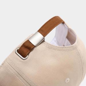 2025 New Arrival Cotton Men Women Hard Top Baseball Cap Stitching Colors Sunscreen 6 Panels Baseball Sports <b>Hat</b> - Product Image 5