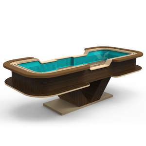 طاولة كرابس احترافية من YH مصنوعة من MDF+الخشب+مادة PU بأرجل على شكل V عالية الجودة، ملحقات قمار فاخرة بألوان مخصصة - Product Image 4